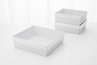 BULK 60pk Large Square Brown Grazing Box with Clear PET lid (280x280x80mm)