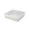 BULK 60pk Medium Square White Grazing Box with Clear PET lid (250x250x80mm)