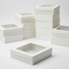BULK 60pkLarge Square White Grazing Box with Window  Lid (280x280x80mm)