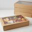 BULK 60pkMedium Kraft Grazing Box with Window Lid (366x255x80mm)