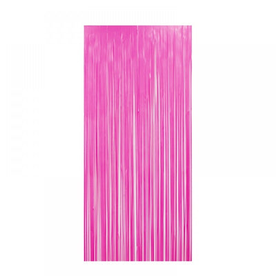 Pink Tinsel Curtain Backdrop 200x100cm