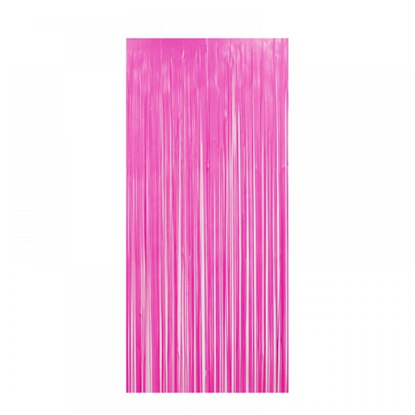 Pink Tinsel Curtain Backdrop 200x100cm