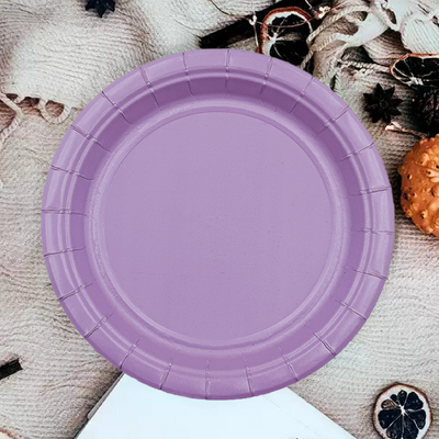 12pk 9 Light Purple Paper Plate