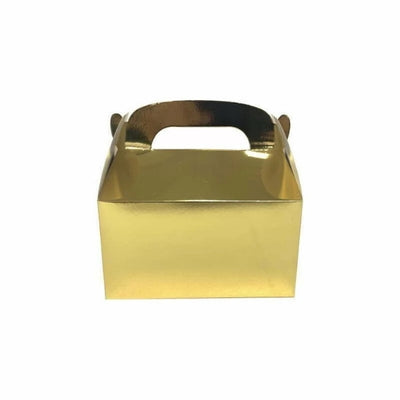 6pk Gold Treat Boxes 15.6x9x8.5/15cm