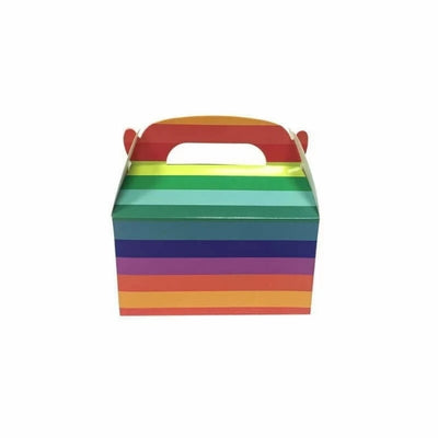 6pk Rainbow Treat Boxes 15.6x9x8.5/15cm