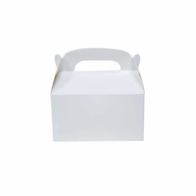 6pk White Treat Boxes 15.6x9x8.5/15cm