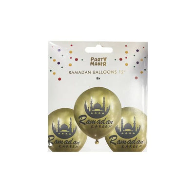 8pcs Ramadan Kareem Balloons