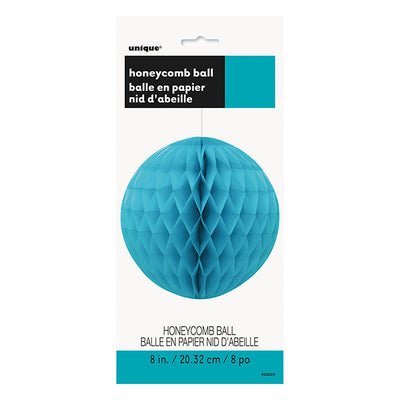 Caribbean Teal Honeycomb Ball 20cm