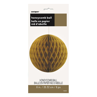 Gold Honeycomb Ball 20cm