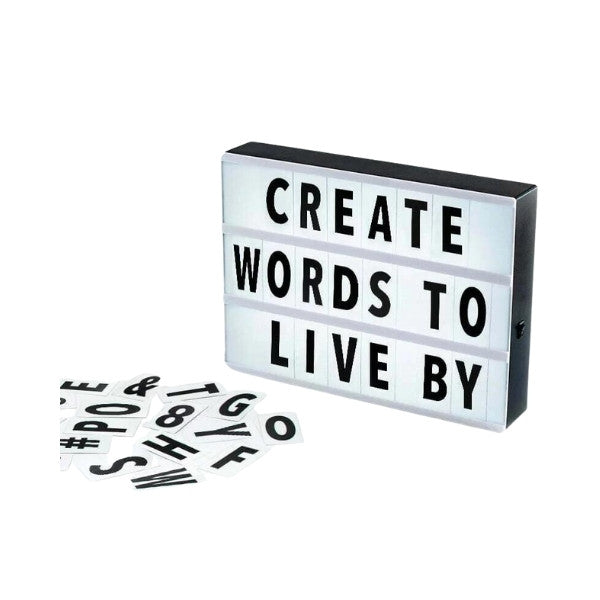 Led Light Box With Letters And Numbers – I Love This Shop