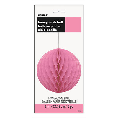 Hot Pink Honeycomb Ball 20cm