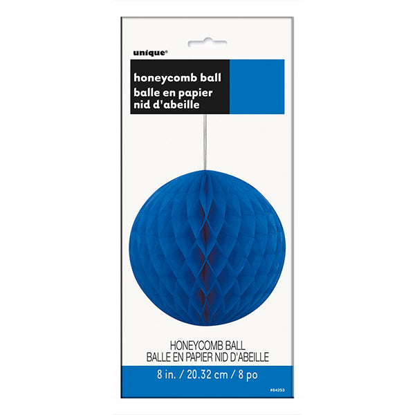 Royal Blue Honeycomb Ball 20cm
