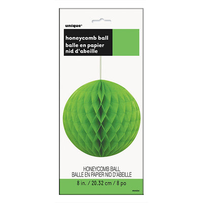 Lime Green Honeycomb Ball 20cm