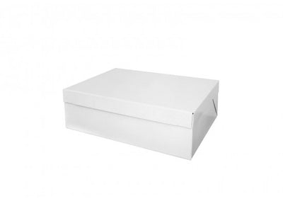 White 18x14in Heavy Duty Rectangle Half Slab Cake Box (18x14x6in)
