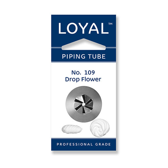 No.109 Drop Flower Loyal Medium Stainless Steel Piping Tip