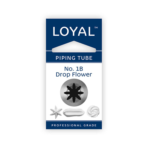 No.1B Drop Flower Loyal Medium/Large Stainless Steel Piping Tip