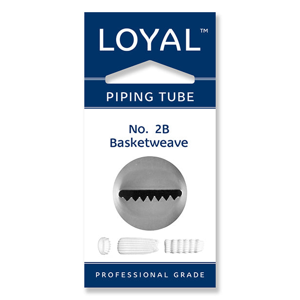 No.2B Basketweave Loyal Medium Stainless Steel Piping Tip