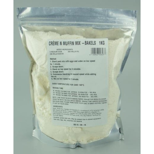 1kg Bakels Creme Muffin Cake Mix