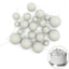 White Matte Ball Toppers 20pk