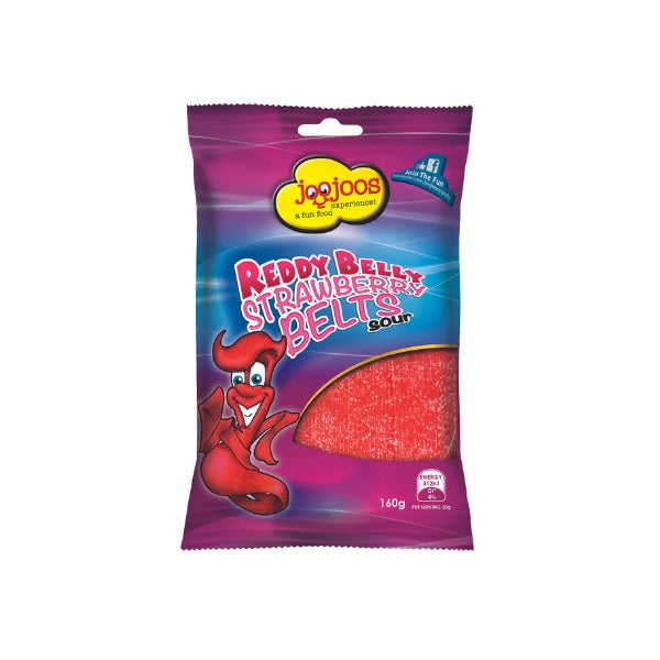 Joo Joos Reddy Belly Strawberry Belts 160g