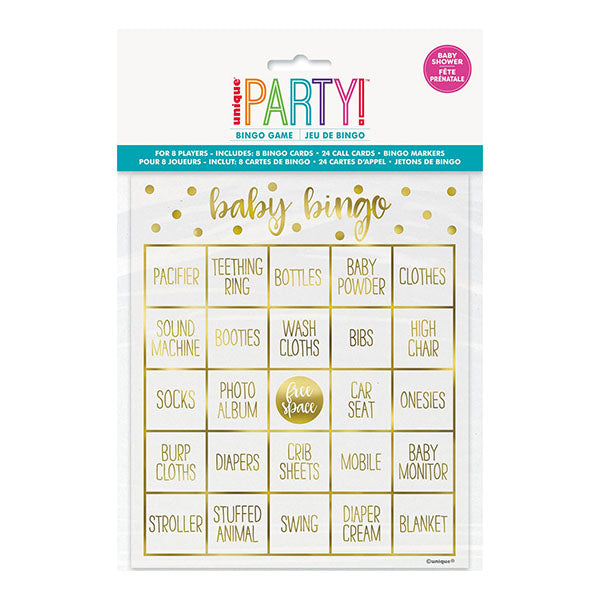 8pc Oh Baby Bingo Kit