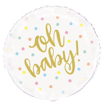 Oh Baby 45cm Foil Balloon (18in)