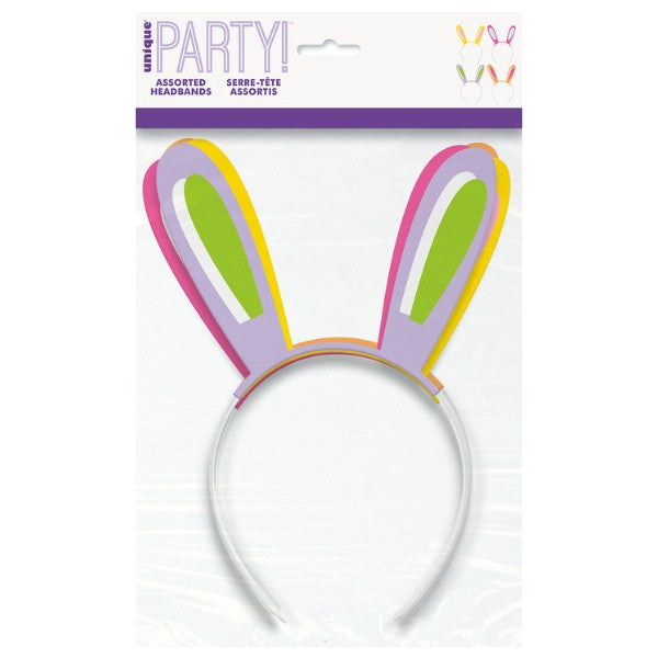 4pc Easter Bunny Ears Headbands