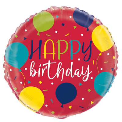 Balloon Party Birthday 45cm Foil Balloon (18in)