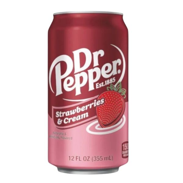 Dr Pepper Strawberries & Cream 355ml