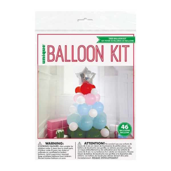 46pc Christmas Tree Balloon Kit