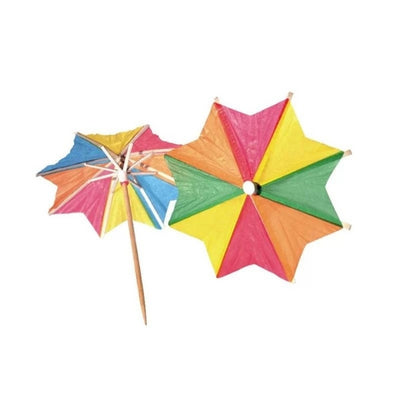 Octagon Umbrella Picks 10cm 10pk