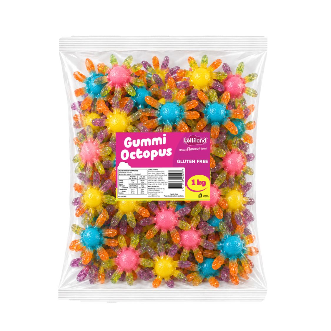 Gummi Octopus 1kg