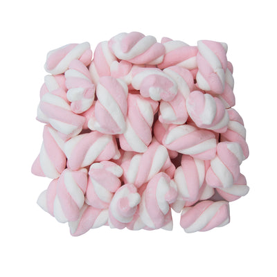 Pink and White Twist Marshmallows 800g