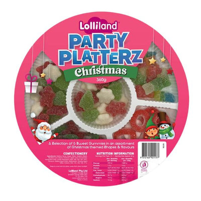 Christams Lollie Party Platter 360g