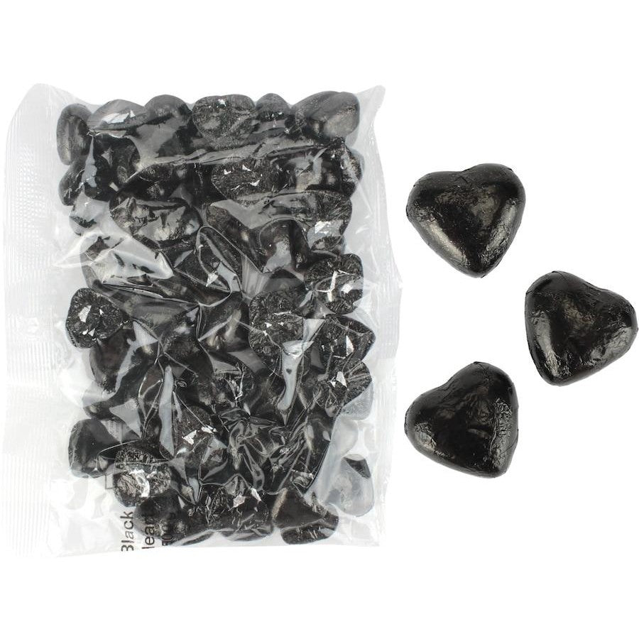 Black Milk Chocolate Hearts 500g (approx. 70 pieces)