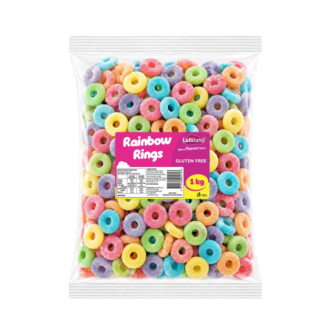 Rainbow Rings 1kg