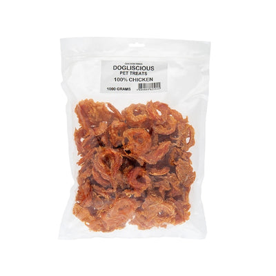 1kg Doglisious Chicken Jerky Rings