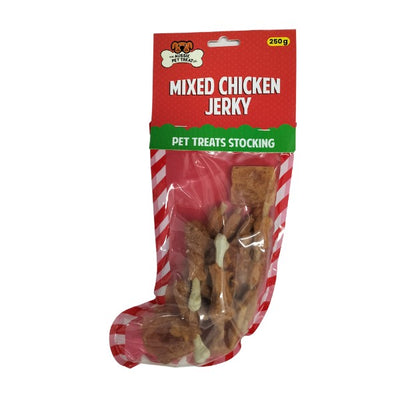 250g Doglisious Christmas Stocking Mixed Chicken Jerky
