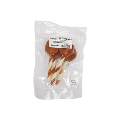 60g Doglisious Lollipop in chip shape