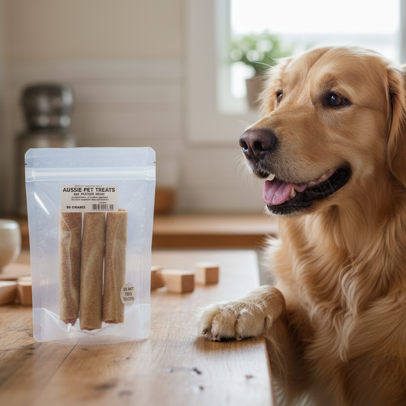 90g Doglisious Chicken Rawhide Roll