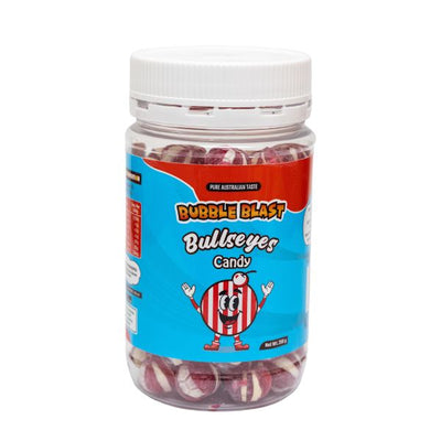 Bubble Blast Bulleyes Rock Candy 250g