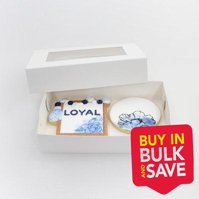 BULK 100pk 2 Biscuit Box 6.75x4.5x1.5in