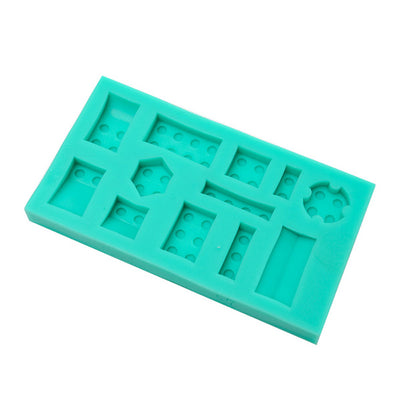 Lego Blocks Silicone Fondant Mould (120x65mm)