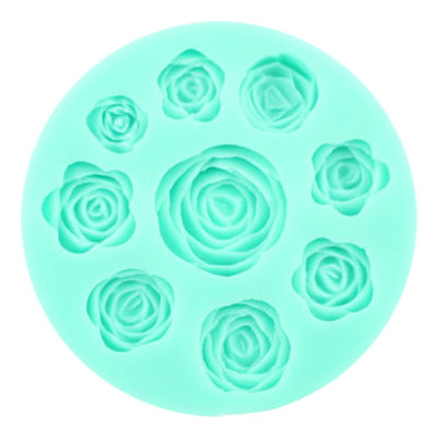Mixed Roses Silicone Fondant Mould