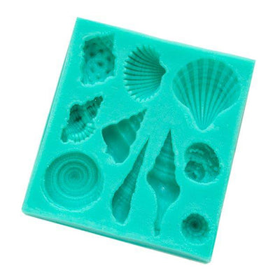Sea Shells Silicone Fondant Mould (7.5x7cm)