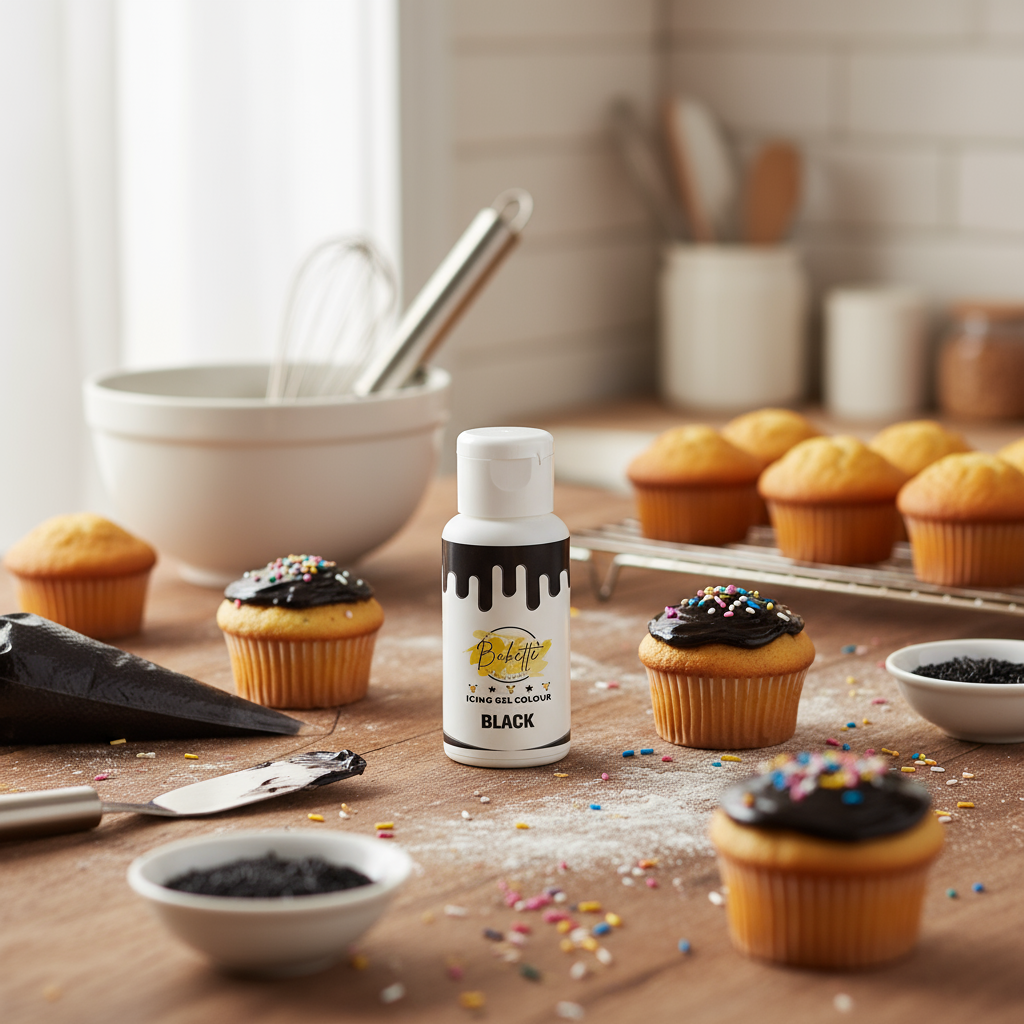 Bakette Icing Gel Colour Black 21g