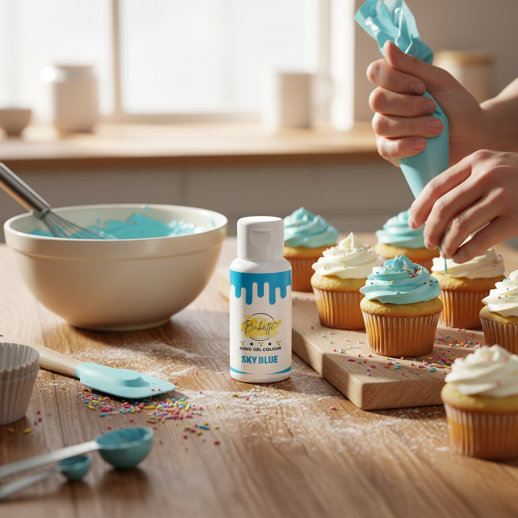 Bakette Icing Gel Colour Sky Blue 21g