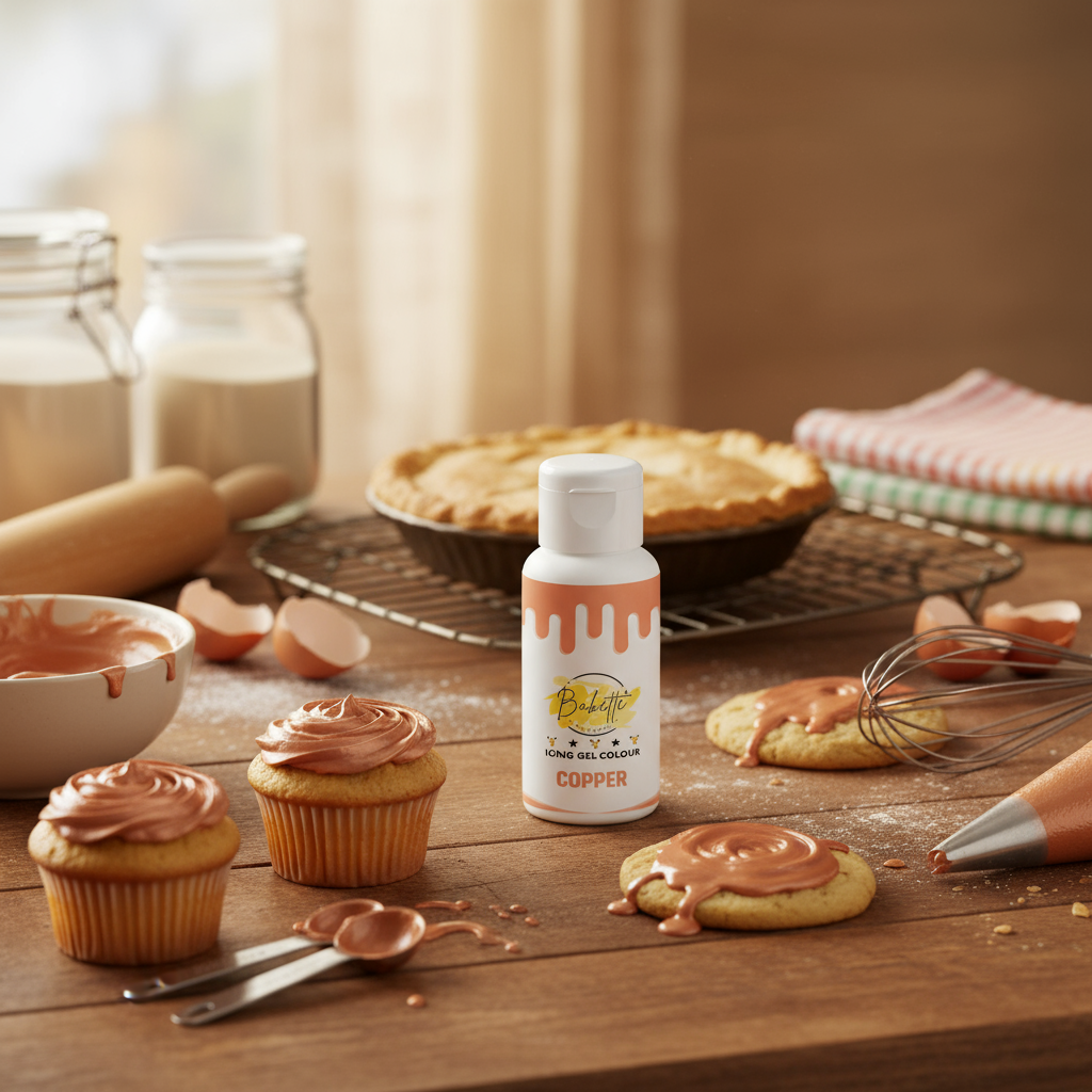 Bakette Icing Gel Colour Copper 21g