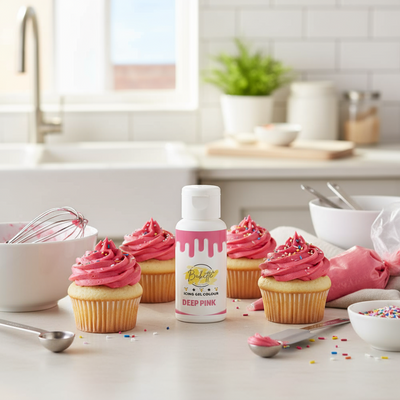 Bakette Icing Gel Colour Deep Pink 21g