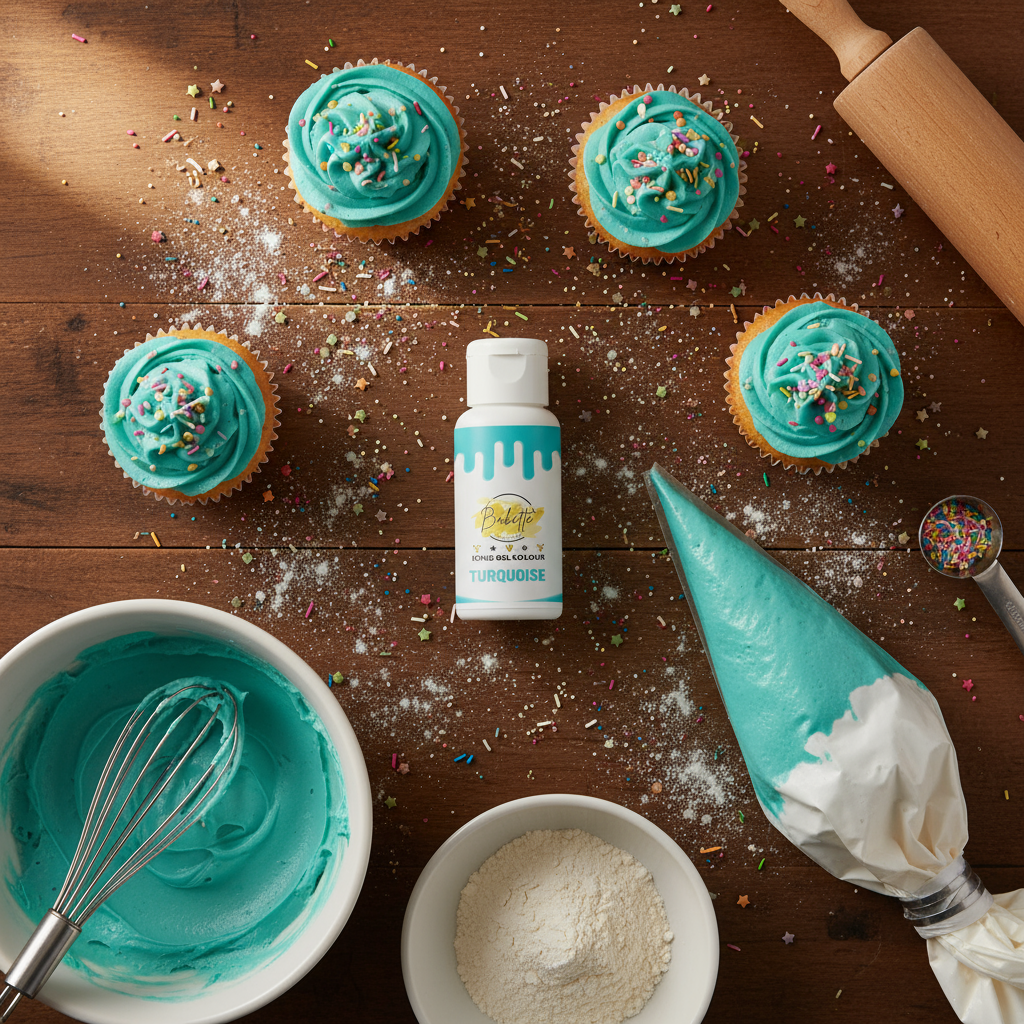 Bakette Icing Gel Colour Turquoise 21g